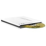 Samsung SE-T084M/RSWD External Slim Slot Load USB Lightscribe DVD Writer (White)