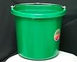 Fb124 Flat Bucket 24 qt. Green