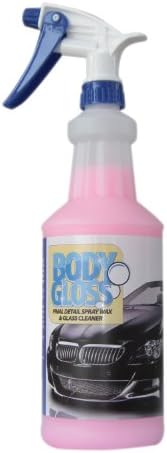 Body Gloss Final Detail Spray Wax and Glass Cleaner, Last Touch Ultimate Quick Detaile 32 Oz spray bottle W/Bubble Gum Scent