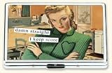 damn straight I keep score ID Case by anne taintor