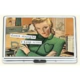 Damn Straight I Keep Score ID Case by Anne Taintor