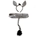 Plush Donkey Headband Ears and Tail Costume Set