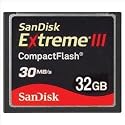 SanDisk Extreme III - flash memory card - 32 GB - CompactFlash - 32 GB