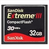 SanDisk 32GB CF Extreme III - Compact Flash memory card (SDCFX3-032G, Bulk  ....