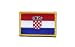 Croatia Flag embroidered Iron-On Patch