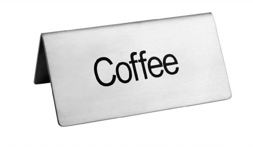 New Star Stainless Steel Table Tent Sign, 