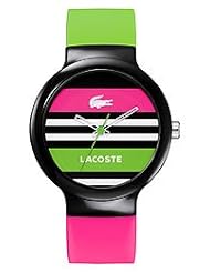 Lacoste Sport Collection Goa Striped Dial Unisex Watch #2020004