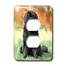 Dogs NewFoundLand - NewFoundLand - Light Switch Covers - 2 plug outlet cover