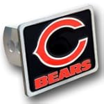 Chicago Bears Trailer Hitch Cover Hand Painted With 3-D Carved Logo Hardware Included