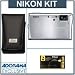 Nikon Coolpix S50 Digital Camera Silver) Kit, with Coolpix Leather Case, Standard Nikon Warranty, Plus Additional 2-Years Warranty