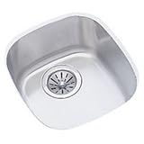 Elkay ELU1113DBG Harmony Stainless Steel Kitchen Sink Lustrous Satin 1 Basins