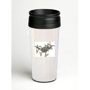 16 oz. Double Wall Insulated Tumbler with spider in hammock - Paper Insert by