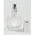 1 Oz Empty Refillable Circle Glass Perfume Bottle Atomizer 30 Ml