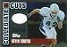 2003 Topps Draft Picks and Prospects Collegiate Cuts Foil #KC Kevin Curtis - Philadelphia Eagles (Piece of Authentic Game-Worn Jersey) (Football Cards)