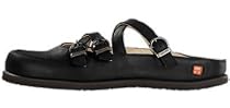 Tatami Clogs ''Calida'' aus Naturleder in black mit schmalem Fussbett