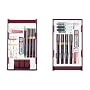 Rotring Rapidograph College Set with 3 Pens 0.25/0.35/0.5mm 1 Mechanical Pencil 0.5mm Ref S0699530