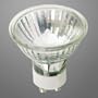 35 WATTS MR16 GU10 BASE SPOT HALOGEN LIGHT BULB WITH LENS COVER 120 VOLTS LONG LIFE 6,000 HOURS 10 DEGREE BEAM SPREAD