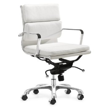 Zuo Modern Director Office Chair, White