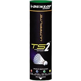 Dunlop '09 Ultraflite TS2 Synthetic Badminton Shuttlecocks