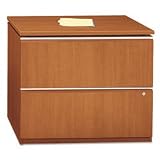 Bush Milano Series Lateral File, 35-3/4w x23-3/8d x 30-1/2h, Golden Anigre