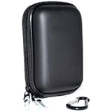 Anti-shock Padded Waterproof Case for Canon IXUS 275 HS, IXUS 170, IXUS 165, IXUS 160, IXUS 265 HS, IXUS 155, IXUS 150, IXUS 145, Panasonic Lumix DMC-SZ10, DMC-SZ8, Nikon COOLPIX S2900, COOLPIX S6800, COOLPIX S6700, COOLPIX S5300, COOLPIX S3600, COOLPIX S3700, COOLPIX S7000, COOLPIX L30, COOLPIX L29, SONY Cyber-shot DSC-WX350, DSC-WX220, DSC-W830, DSC-W810, DSC-W800 (Black)