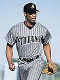 High Five Pinstripe Double Knit Button Front Jersey-HIGH5-19090