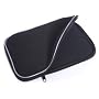iTech premium durable water resistant neoprene black zip sleeve carry case for Sony Portable DVD players including model numbers Sony DVP-FX720, Sony DVP-FX730, Sony DVP-FX820, Sony DVP-FX875, Sony DVP-FX930, Sony DVPFX930B