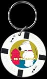 Family Guy Poker Chip Keychain ~ Brian dog pee on hydrant 'Do you Mind?' Funny Gag Gift