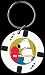 Family Guy Poker Chip Keychain ~ Brian dog pee on hydrant 