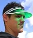 Green Poker Visor Hat