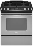 Whirlpool : GW399LXUS 30 Slide-in Gas Range with 4 Sealed Burners Stainless Steel