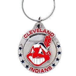 Cleveland Indians Pewter Keychain