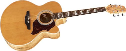 Takamine G Series EG523SC-SPT Jumbo Acoustic Electric Guitar Spalted Maple