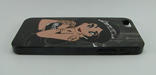 iPhone 5S Case / iPhone 5 Case - Disney Princess Jasmine from Alladin Art Bad Girl Tattoos Misfits T-shirt - Premium Hard Shell Graphic Case Cover for Apple iPhone 5/5S - Stylish Lightweight Ultra Thin Case For Maximum Comfort, Portability, and Grip - High Quality Graphic Image for a Stylish Look - Risk Free Extended 1 Year Warranty!