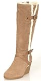 Casual Trim Buckle Beige Knee High WINTER BOOTS 10