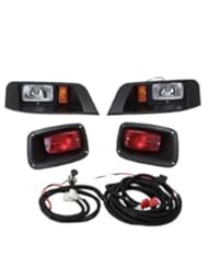 Sports: EZGO Golf Cart Headlight LED Tail Light Kit 1996 - Up EZGO Golf Carts - GPD