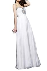 Sexy Sweetheart  2014 Chiffon Evening Dress  With Rhinestones