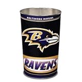 Baltimore Ravens NFL Tapered Wastebasket (15 Height) by Wincraft