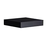 Southern Enterprises Chicago Floating Shelf, 10-Inch, Black
