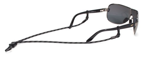 Croakies Terra Spec Adjustable Eyewear Retainer, Black/Grey
