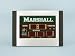 6.5x9 Scoreboard Desk Clock Marshall Herd