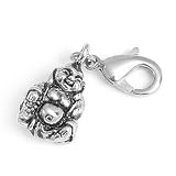Charms4you Charm Bead Pendant for Bracelet Wristband Buddha