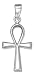 STERLING SILVER 17X27MM ANKH PENDANT