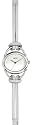 Opex - X2391LB1 - Montre Femme - Sable - Quartz Analogique - Cadran Acier - Fond Argent - Bracelet Cuir Argent&eacute;