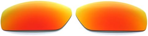 Polarized Replacement Sunglasses Lenses for Spy Optic Dirty Mo - Fire Red Mirror