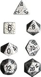 Polyhedral 7-Die Speckled Dice Set - Arctic Camo (d4, d6, d8, d10, d12, d20 & d00)