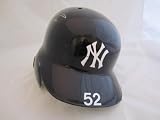 Cc Sabathia Signed Game Used Helmet New York Yankees Steiner Mlb Hologram - Autographed MLB Helmets and Hats