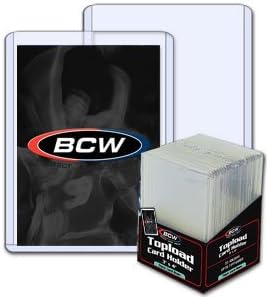 Pack of 25 BCW 3 x 4 x 2mm Thick Card Topload Holders 79 Pt.