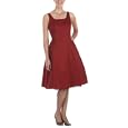 Isaac Mizrahi for Target® Sateen Dress - Marsala Red