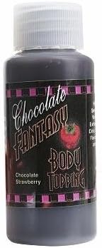 Chocolate Fantasy Body Topping, Chocolate Strawberry, 1 Oz, 1 Ounce by Chocolate Fantasy
